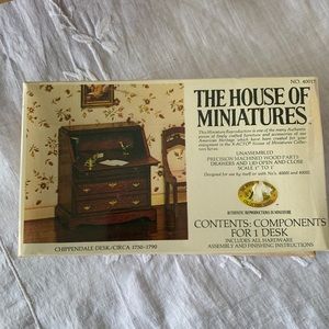 House of Miniatures Dollhouse desk kit brand new unopened box
